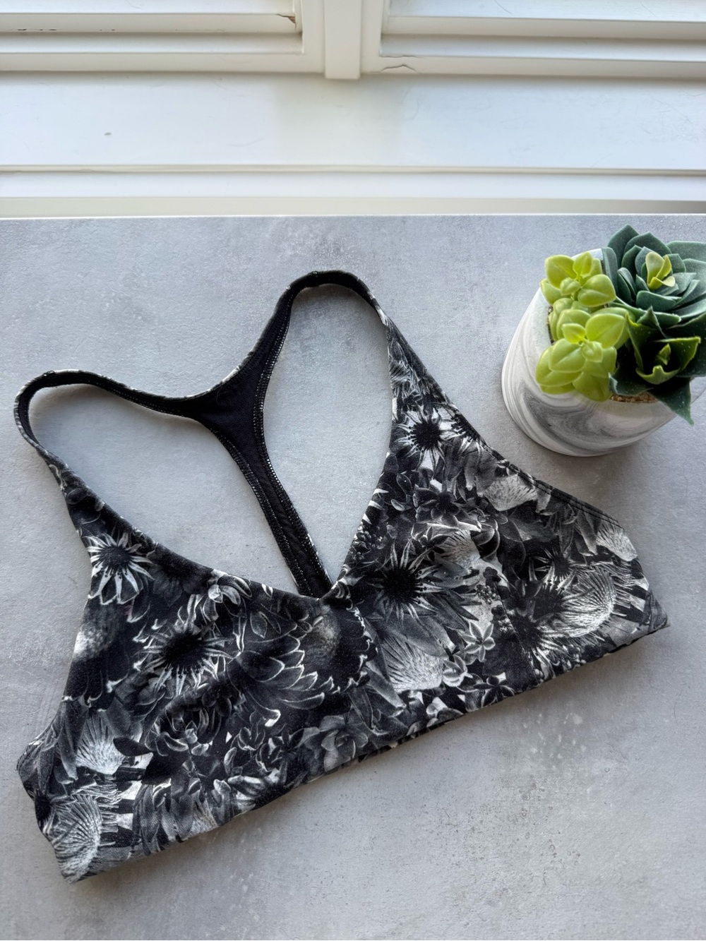 Floral Lululemon Sports Bra